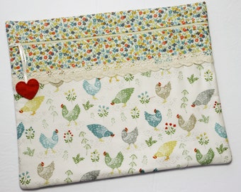 MORE2LUV Petite Roses Cross Stitch Project Bag