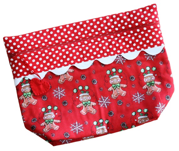 Lil' Big Bottom Joy Gingerbread Man Cross Stitch Bag