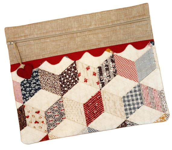 Cozy Fall Quilt Cross Stitch Project Bag