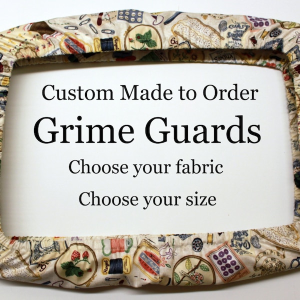 Custom - Choose Your Fabric Grime Guard Qsnap Cover