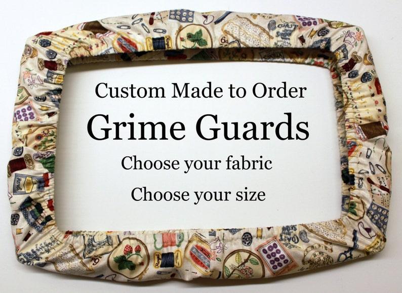 Custom Choose Your Fabric Grime Guard Qsnap Cover image 1