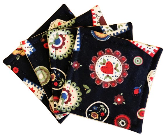 Primitive Pennies Coaster Set