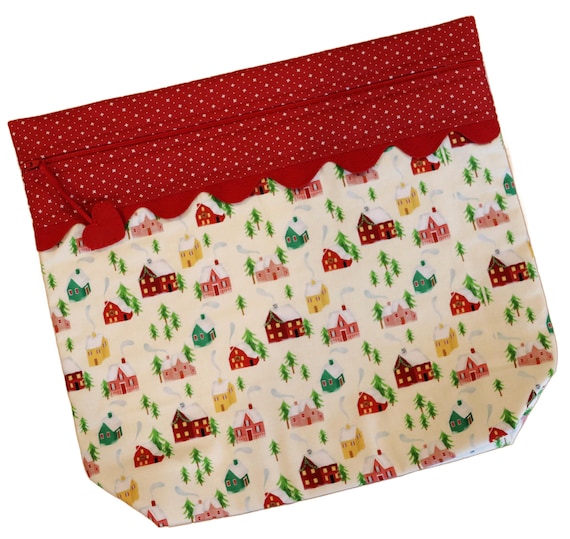 MORE2LUV Winter Wonderland Cross Stitch Project Bag
