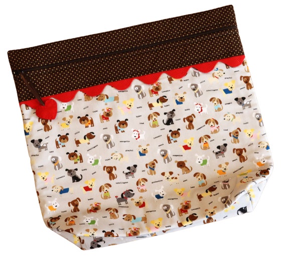 MORE2LUV Priceless Pups Cross Stitch Project Bag