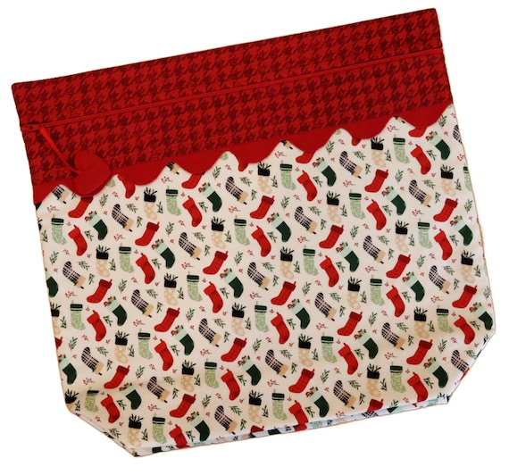 MORE2LUV Christmas Stockings Cross Stitch Project Bag RTS