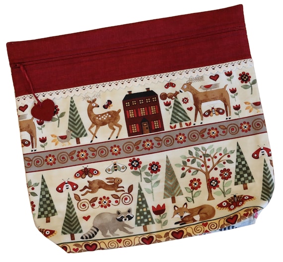 MORE2LUV Love of Nature Cross Stitch Project Bag