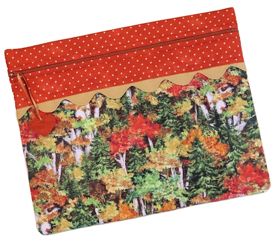 Autumn Woods Cross Stitch Project Bag