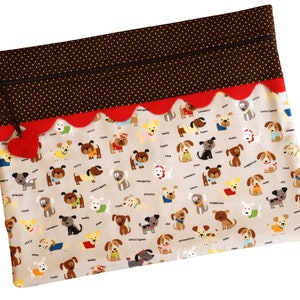 Priceless Pups Cross Stitch Project Bag