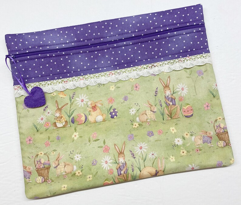 Peter Cottontail Cross Stitch Project Bag