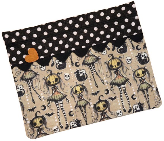 Sweet Pumpkin Girls Cross Stitch Project Bag