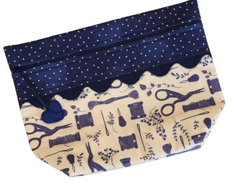 Bolsa de ponto cruz Lil Big Bottom Blue Stitcher