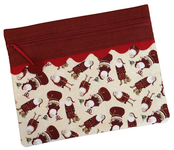 Jolly Saint Nick Cross Stitch Project Bag