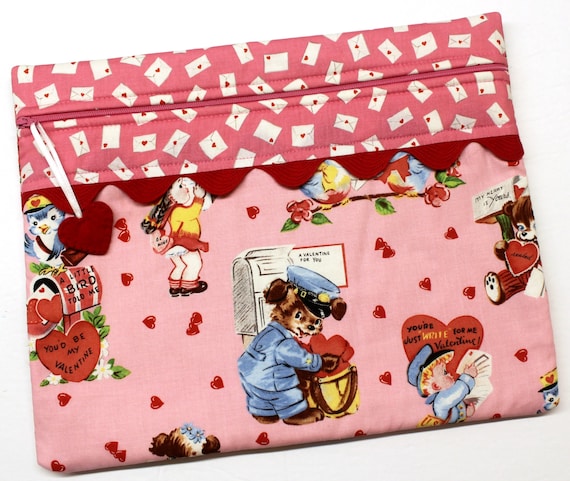 Old Fashioned Valetines Cross Stitch Project Bag
