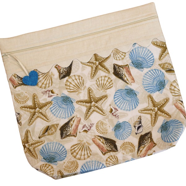 MORE2LUV She Sells Sea Shells Project Bag