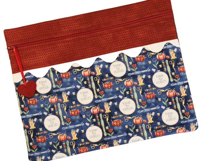 Time to Stitch Cross Stitch Project Bag Etsy