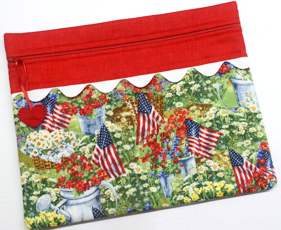 American Summer Cross Stitch Project Bag