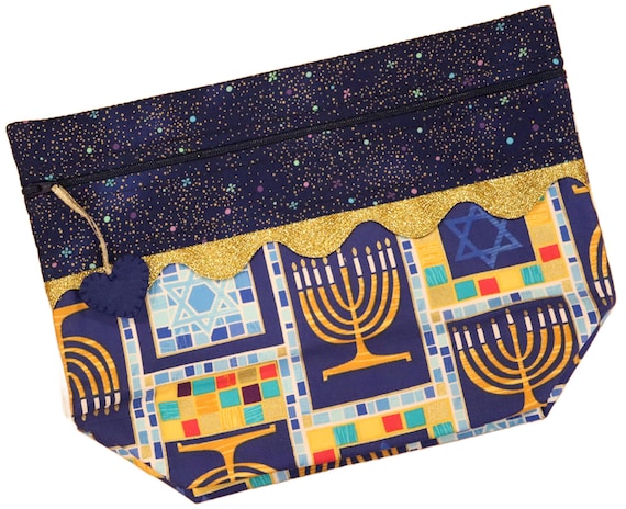 Lil' Big Bottom Menorah Cross Stitch Bag