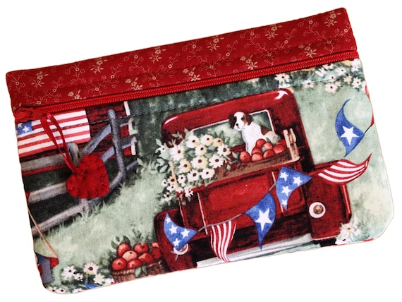 Side Kick USA Red Truck Patchwork