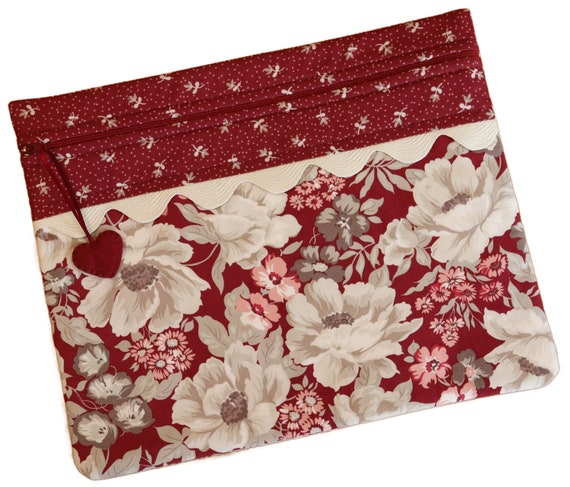 Ruby Floral Cross Stitch Project Bag