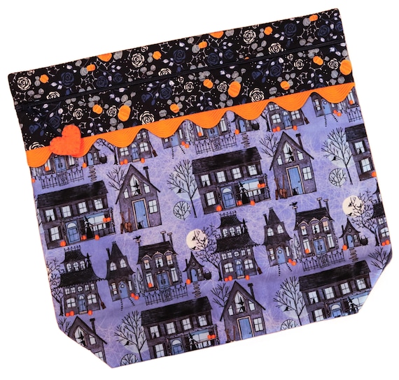 MORE2LUV Witch in the Window Cross Stitch Project Bag