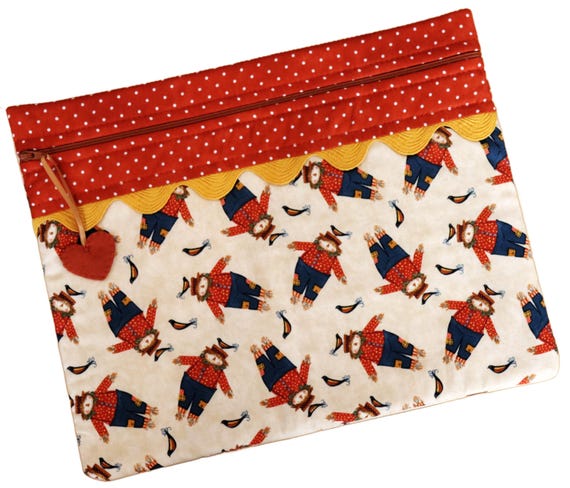 Crows and Scarecrows Stitch Project Bag