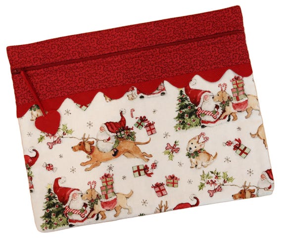 Christmas Gnomes Cross Stitch Project Bag