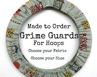 Custom - Choose Your Fabric Grime Guard Hoop Cover