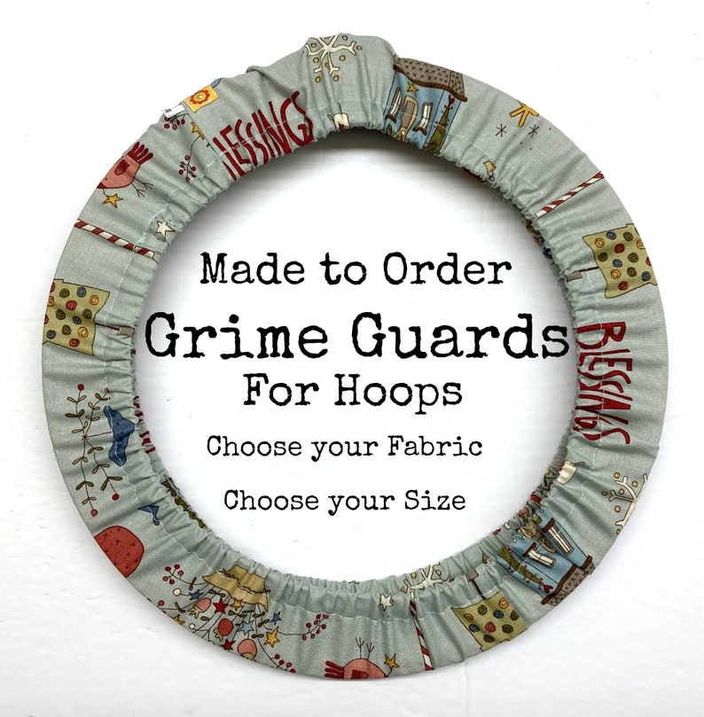 Custom Choose Your Fabric Grime Guard Hoop Cover Etsy