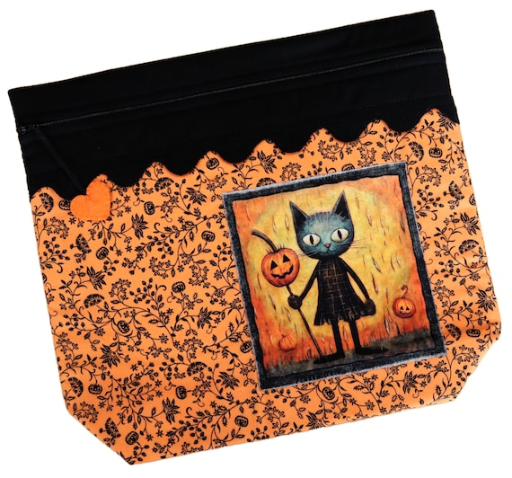 MORE2LUV Halloween Pick your Patch Cross Stitch Project Bag
