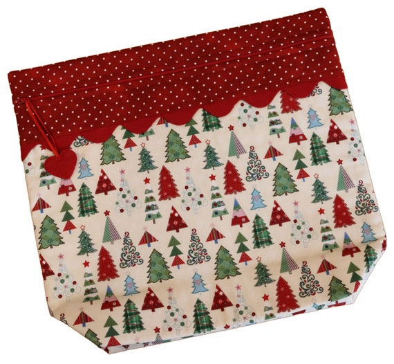 MORE2LUV Sew Sweet Christmas Tree Cross Stitch Project Bag