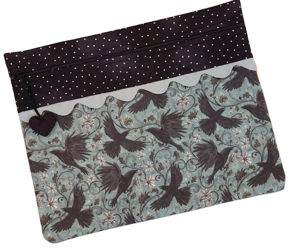 Murder of Crows Cross Stitch Project Bag