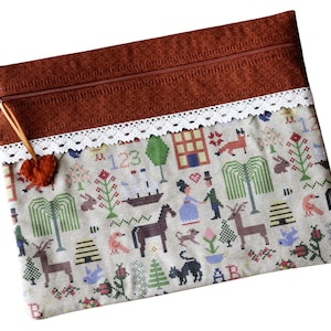 Sac à projets pour point de croix Sampler Stitcher