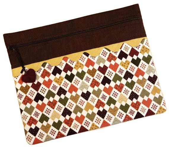 Thankful Hearts Cross Stitch Project Bag