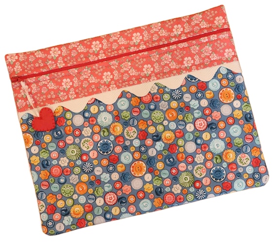 Button Collector Cross Stitch Project Bag