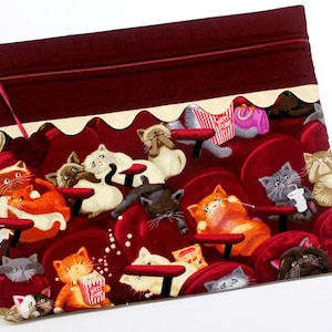Theater Scaredy Cats Cross Stitch Project Bag