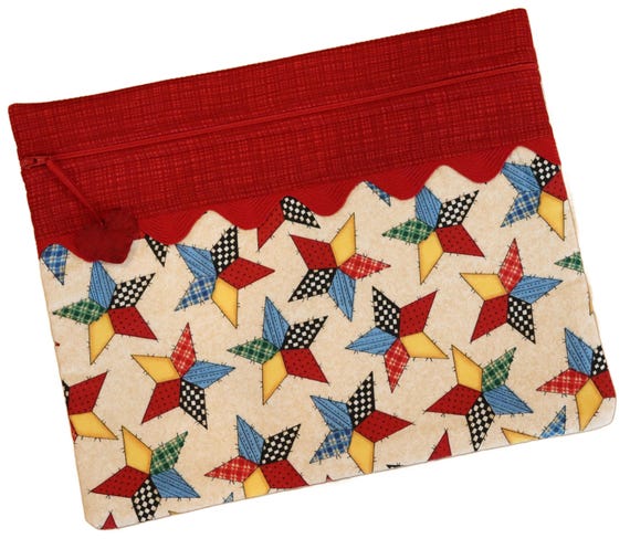 Star Spangled Cross Stitch Project Bag