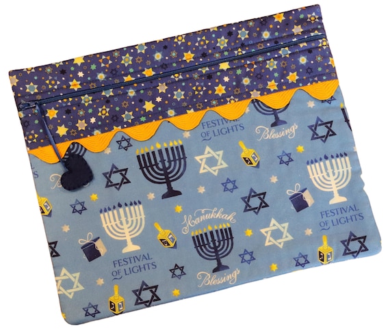 Hanukkah Blessings Cross Stitch Project Bag