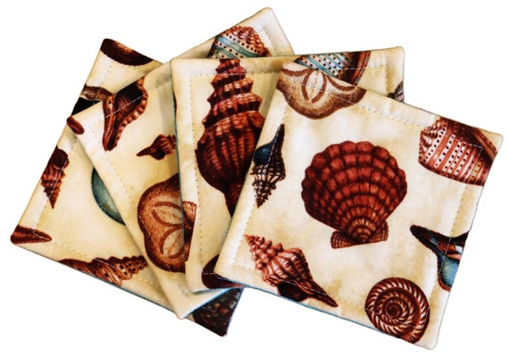 Sea Shells Coaster Set