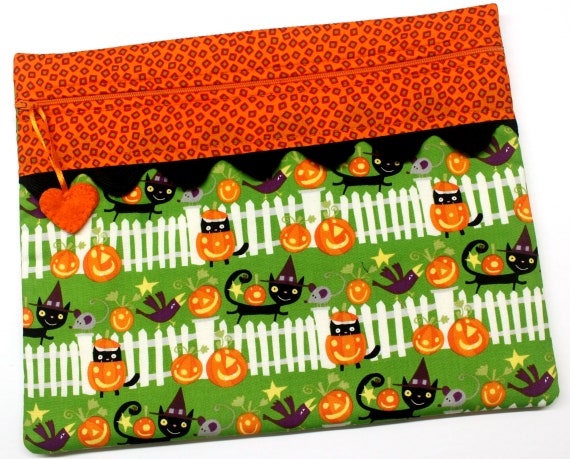 Kitty Witch Cross Stitch Project Bag