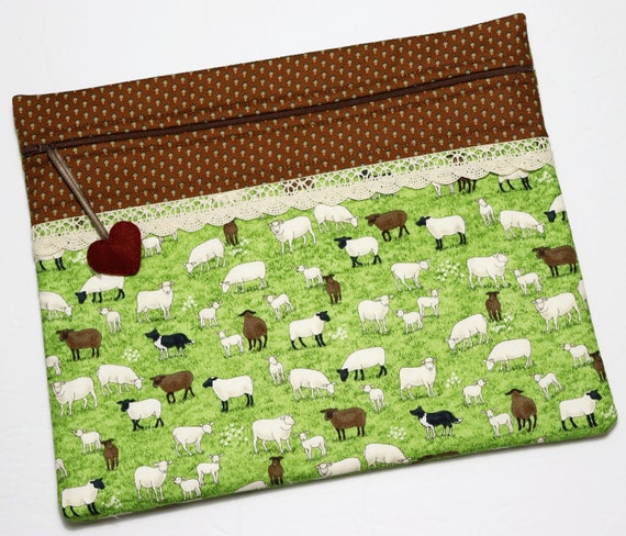 Sheep in the Meadow Cross Stitch Project Bag