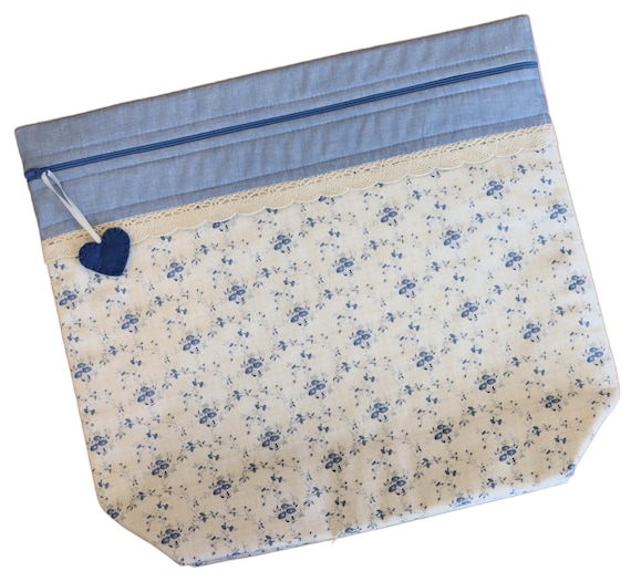 MORE2LUV Morning Glory Cross Stitch Project Bag