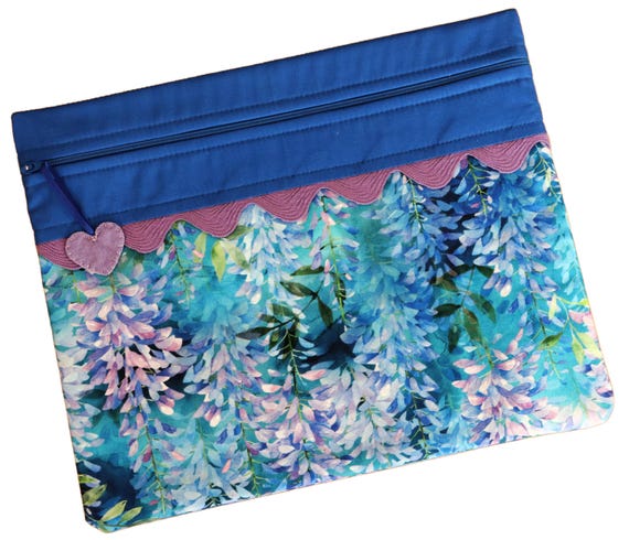 Wisteria Cross Stitch Project Bag RTS