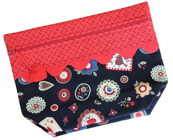 Lil' Big Bottom Primitive Pennies Cross Stitch Bag RTS