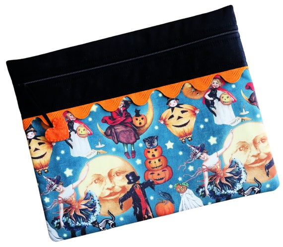 Vintage Halloween Cross Stitch Project Bag