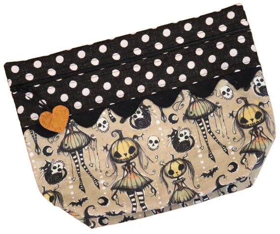 Lil Big Bottom Sweet Pumpkin Girls Cross Stitch Bag RTS