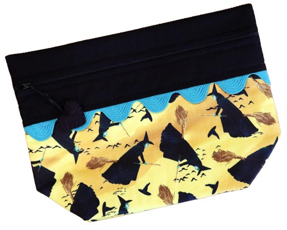 Lil Big Bottom Wicked Witch Cross Stitch Project Bag RTS