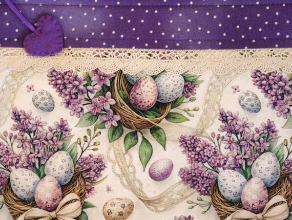 MORE2LUV Spring Baskets Cross Stitch Project Bag