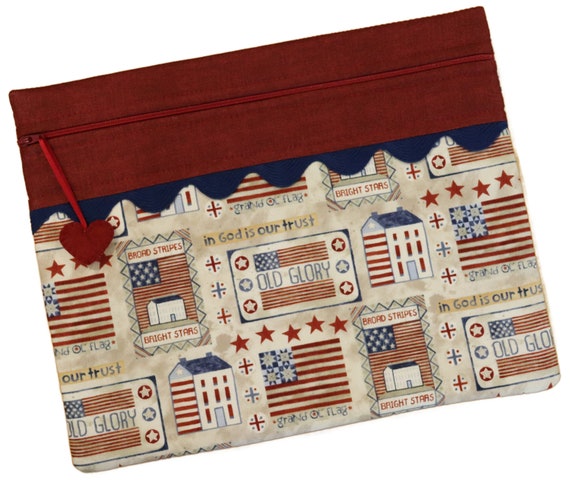 Old Glory Cross Stitch Project Bag