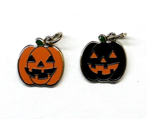 Exclusive Jack O'Lantern Enamel Charm