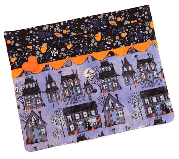 Witch in the Window Cross Stitch Project Bag